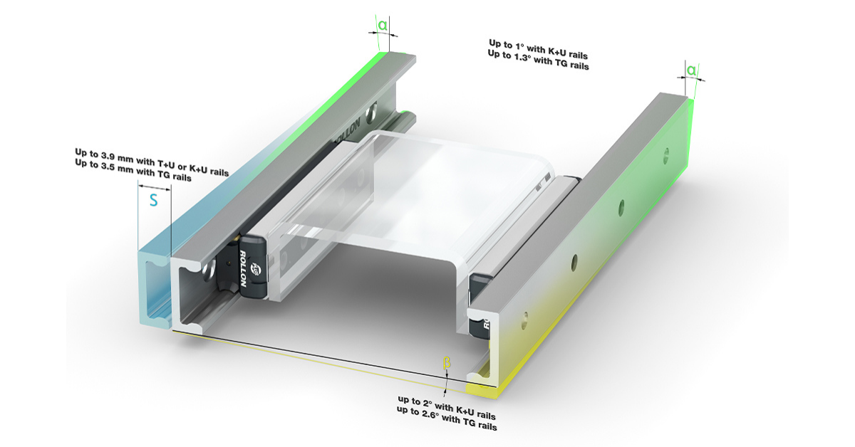 Sistemi di guide lineari_Compensazione Disallineamento_Compact Rail Plus_Rollon