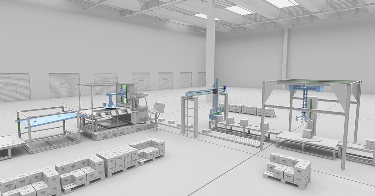 Movimento_lineare_per_pallettizzazione_tramoggia_clamper_avvolgitrice_Rollon