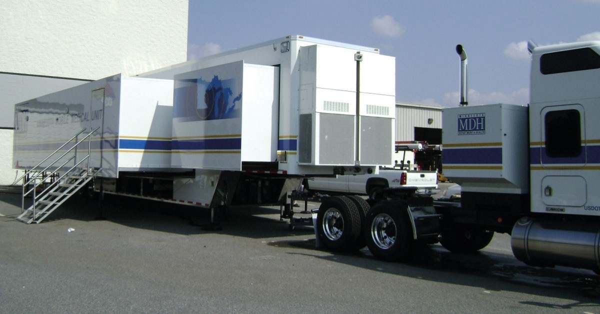 DESIGNING MOBILE MEDICAL UNITS WITH LINEAR RAIL SYSTEMS